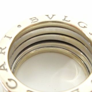 ブルガリ BVLGARI 美品 ビーゼロワン リング 3バンド 750刻印 K18WG 10号 アクセサリー ホワイトゴールド - メルカリ