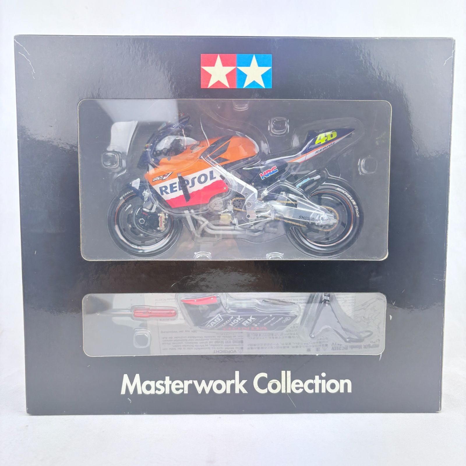 タミヤマスターワークコレクションRepsol Honda RC211V ロッシ仕様 外箱痛みあり