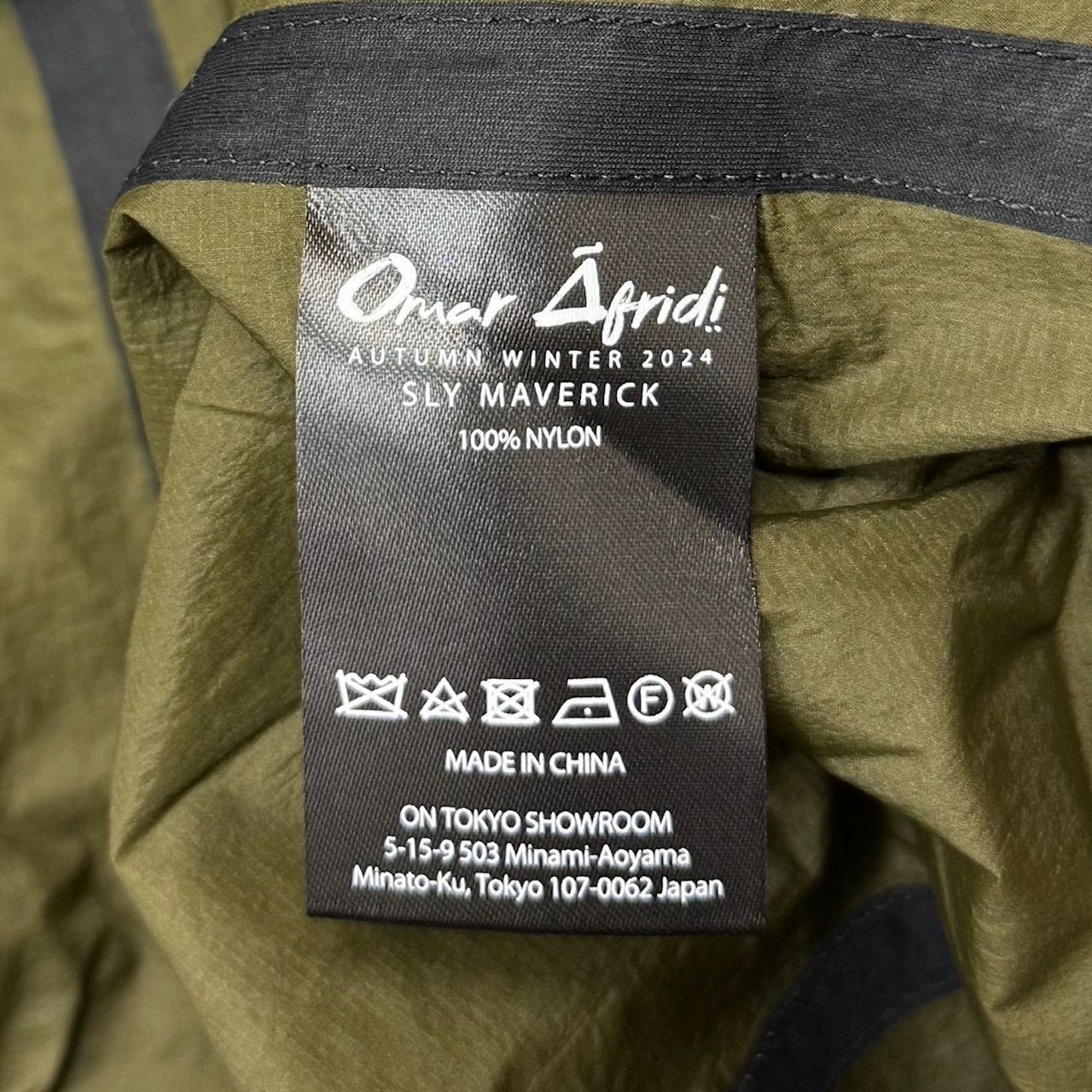 未使用品 Omar Afridi 24AW ERUPT PARKA イラプトパーカー