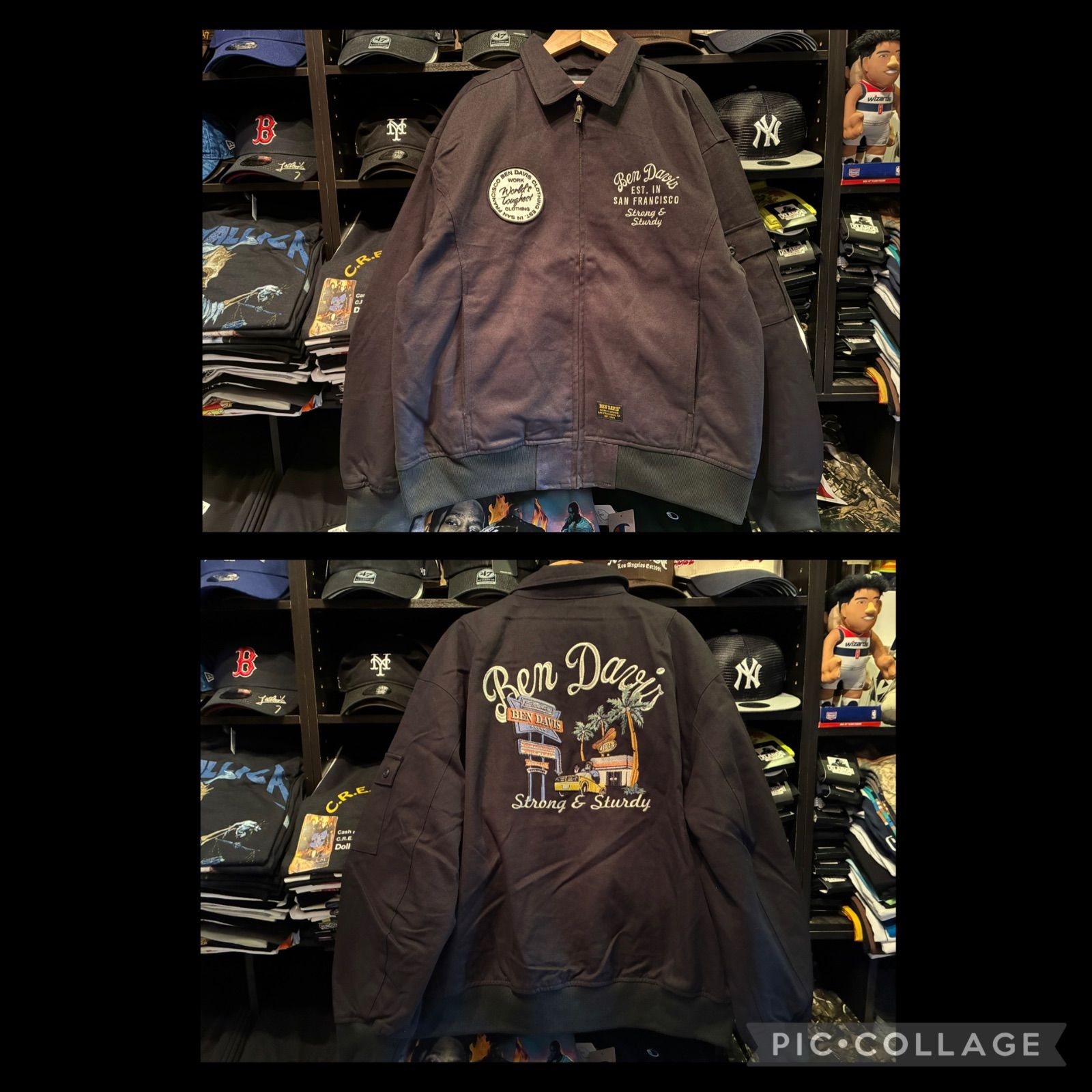 BEN DAVIS ベンデイビス ジャケット 長袖 コットン ブルゾン COTTON 