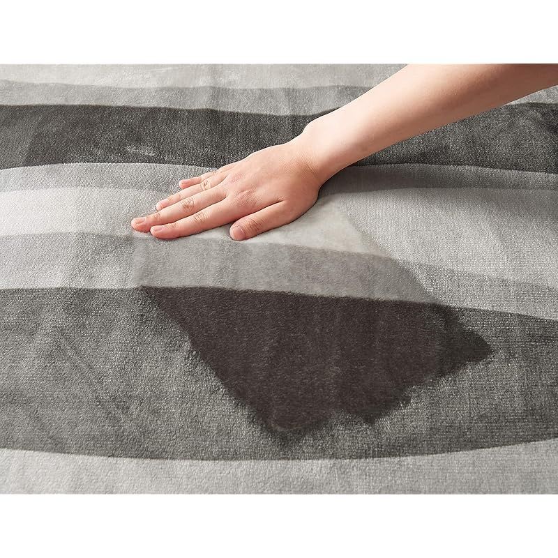 Sugiyama Premium Boa ボア 電気敷毛布 180×85 ロングサイズ SSW20SL09 AS アートストライプ 0 WWW_KANDAIZUMI_COM