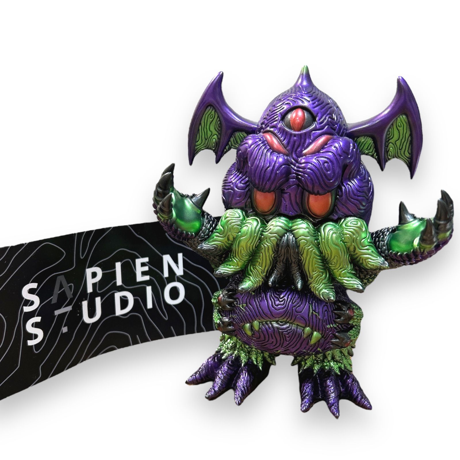 Sapien Toy Studio Chewthulhu-Ichigo クトゥルフ チュートゥルフ インディーズ ソフビ エヴァ初号機カラー