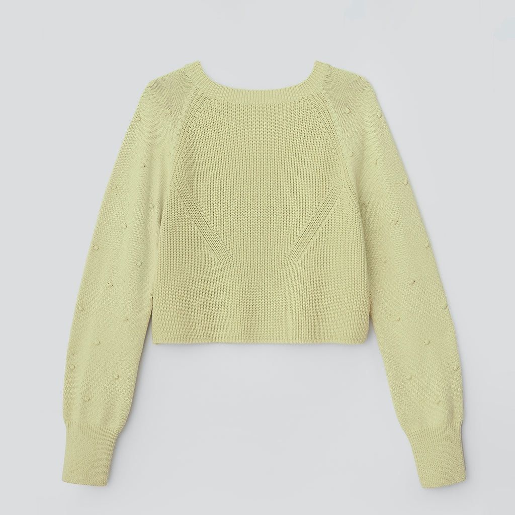 23年 FOXEY フォクシー 43380 KNIT TOP LIBELLULE マスカット 現行