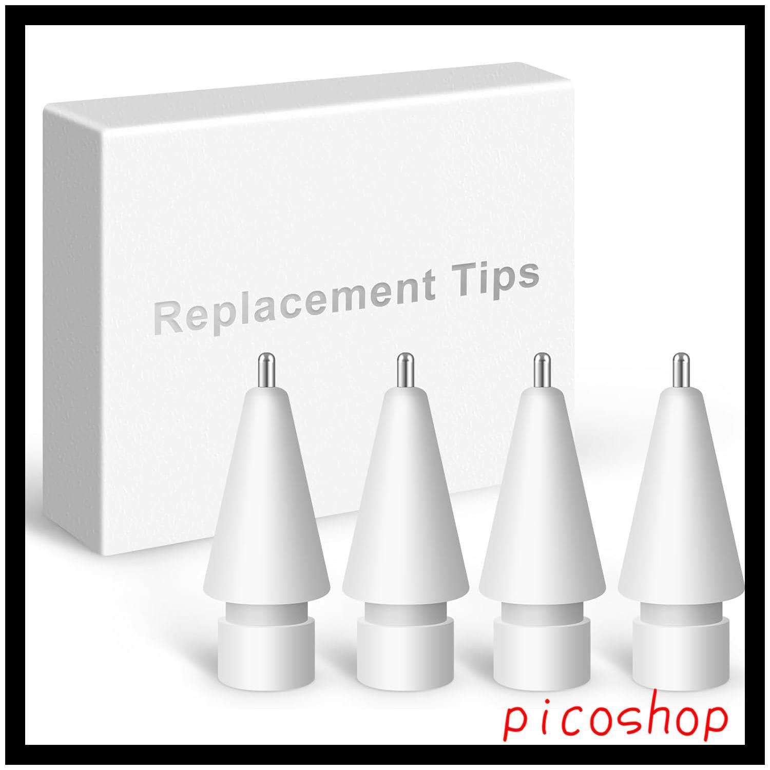 MEKO 金属製4個入り アップルペンシル 交換用ペン先 Apple Pencil 第1/