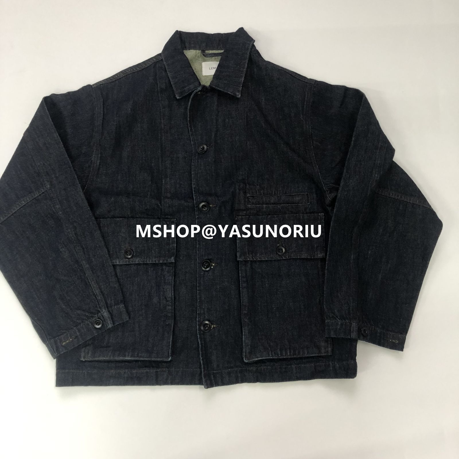 LEMAIRE ボクシーデニムジャケット 23ss BOXY JACKET デニムジャケット 