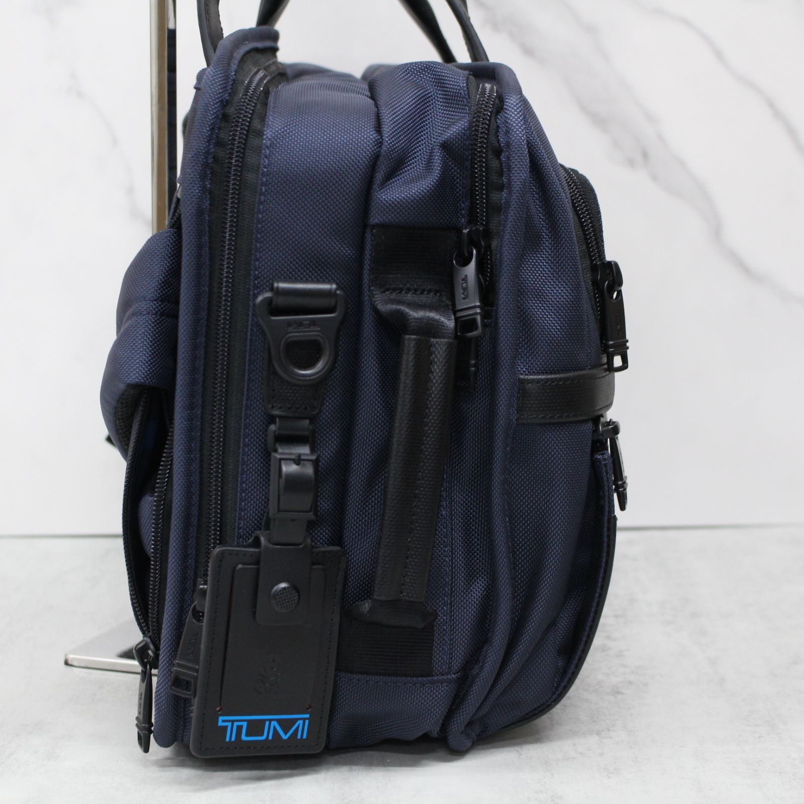 S016)【美品】TUMI SOPHNET別注 ALPHA3 3wayブリーフケース ネイビー 