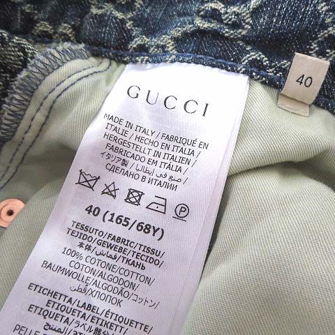 グッチ GUCCI 2023SS スカート デニムスカート ミニスカート GG