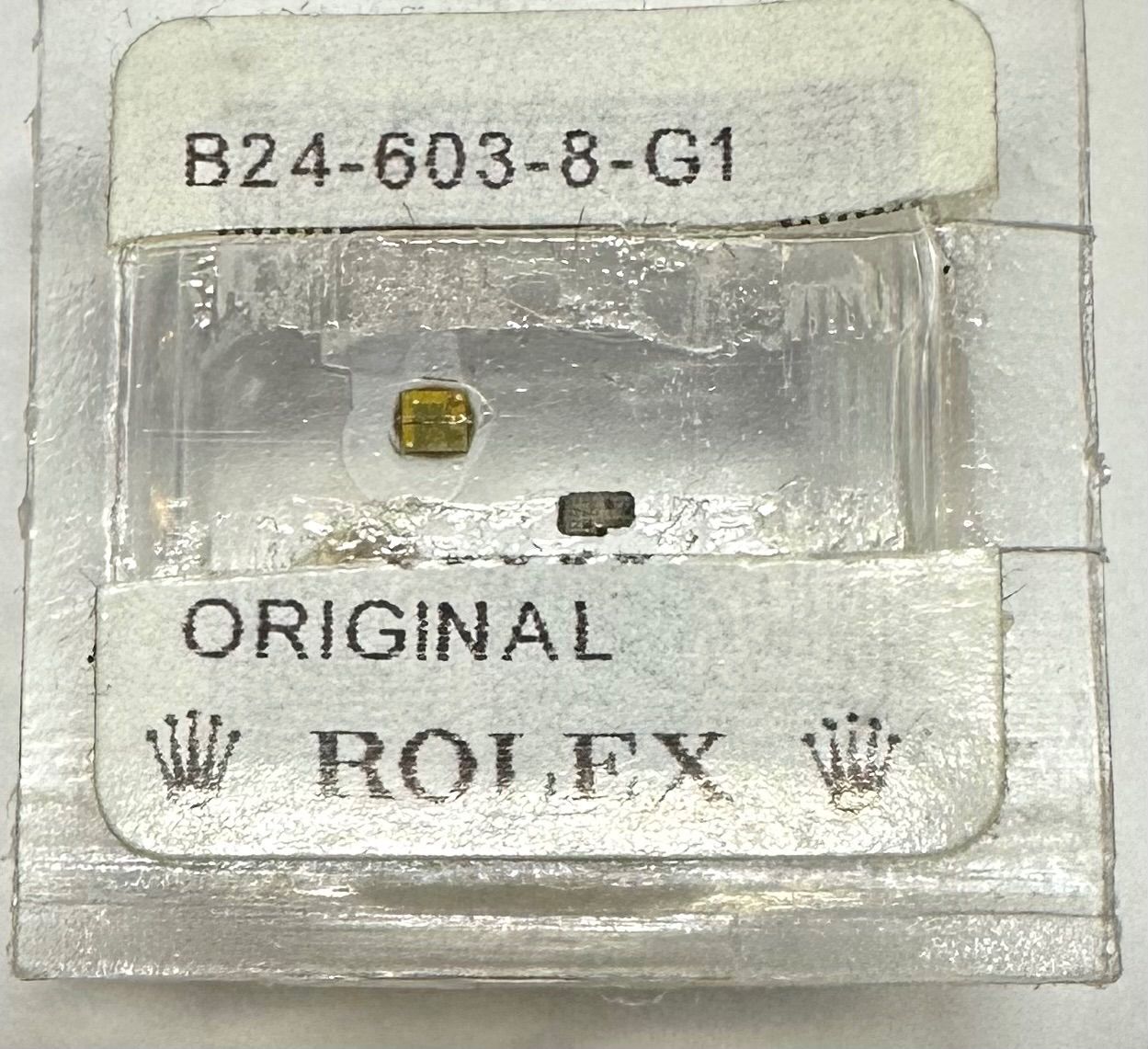 ロレックス Rolex 24-603-8金 リューズ 新品 時計パーツ - メルカリ