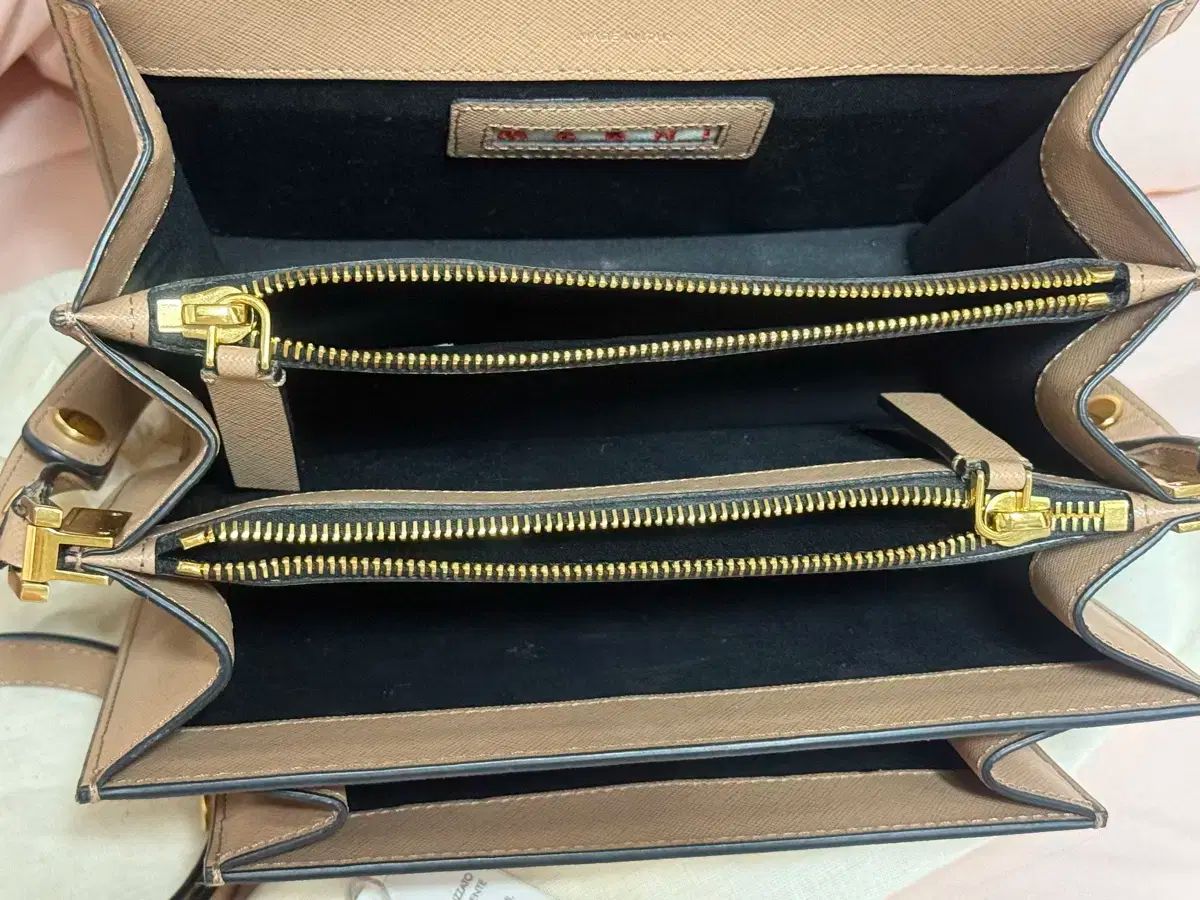 トランクバッグ ピンクベージュ