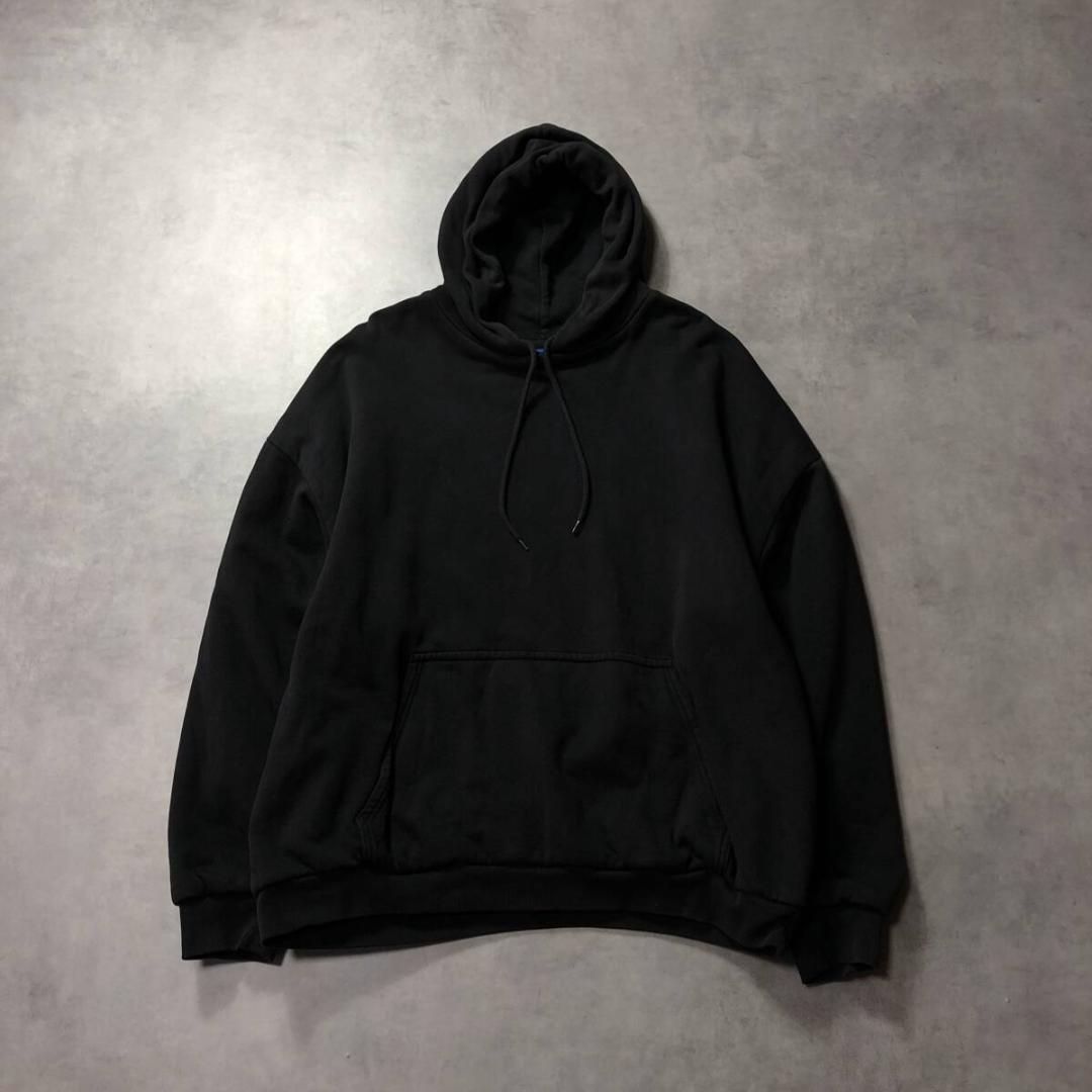 GQ3689 YEEZY GAP over size pull over foodie M 黒 ダブルフェイス スウェットプルオーバーパーカー イージー ギャップ YZY