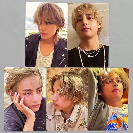 中古】キャラカード ブイ(BTS/防弾少年団) フォトカードセット(5枚組