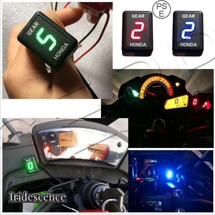 シフトインジケーター LED表示 ハレー HONDA Yamaha 川崎 バイク ギア