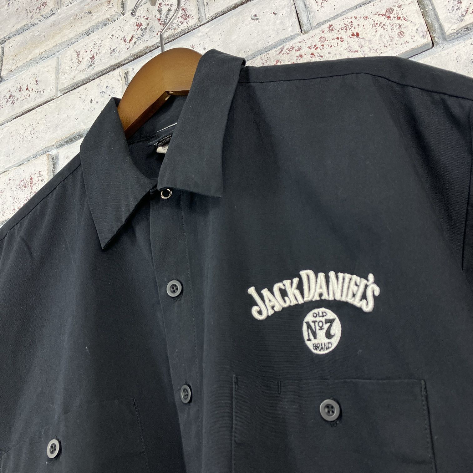 【新品・即決】Jack Daniel　シャツ　XXXL　ブラック　ジャックダニエル　黒　クリックポスト発送可 ジャックダニエル 半袖 ワークシャツ JACK DANIEL´S BOX SHIRTS - メルカリ