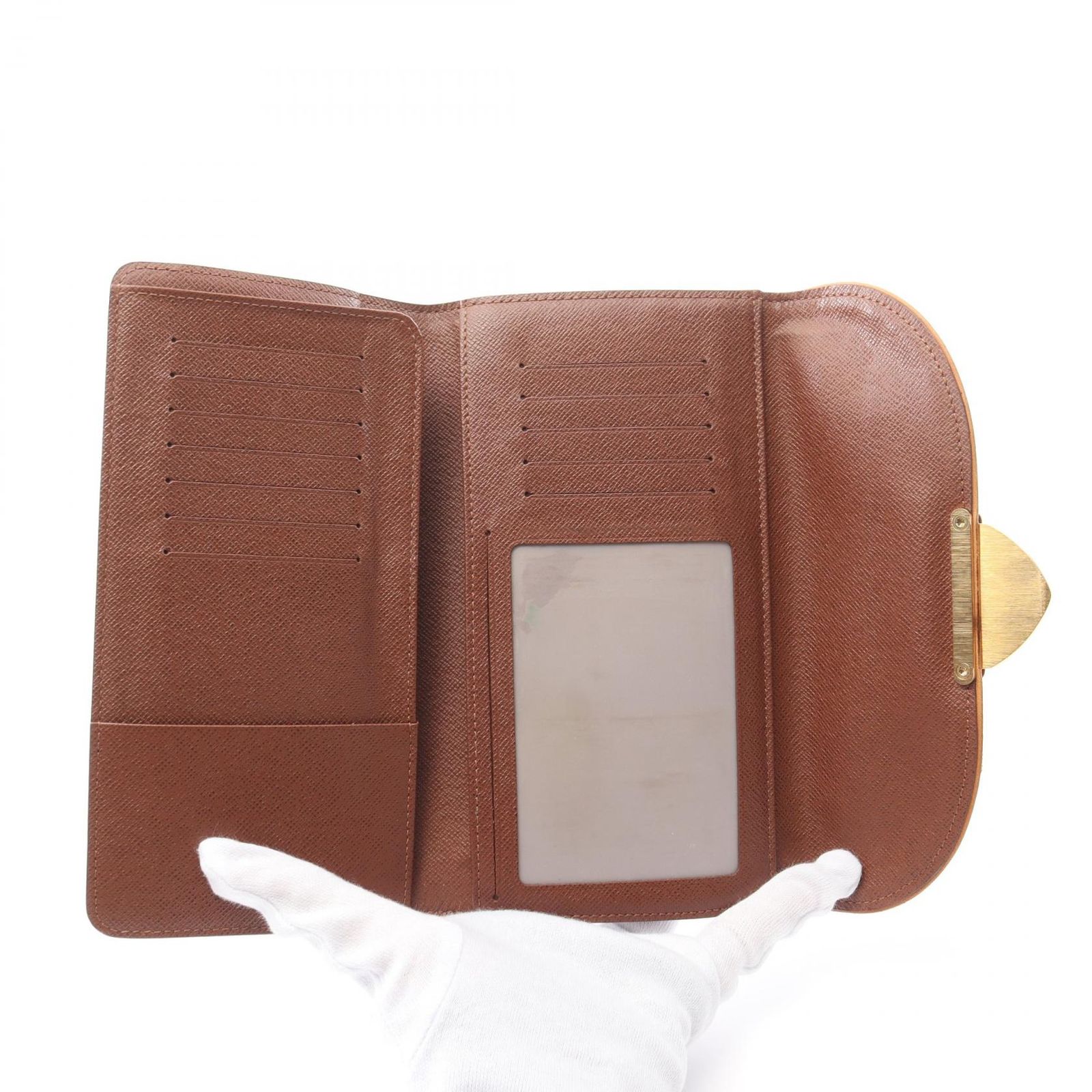 LOUIS VUITTON ルイ・ヴィトン ポルトフォイユ ウジェニ モノグラム 三 LOUIS VUITTON ルイ・ヴィトン ポルトフォイユ ウジェニ モノグラム 三