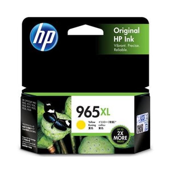（まとめ）HP HP965XL インクカートリッジ イエロー 3JA83AA 1個