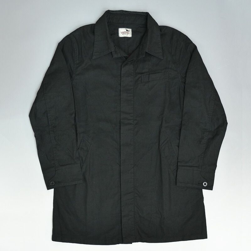 グラッドハンド ギャングスタービル トレンチコート GSV-16-SS-01 L ブラック GLAD HAND GANGSTERVILLE fz0995