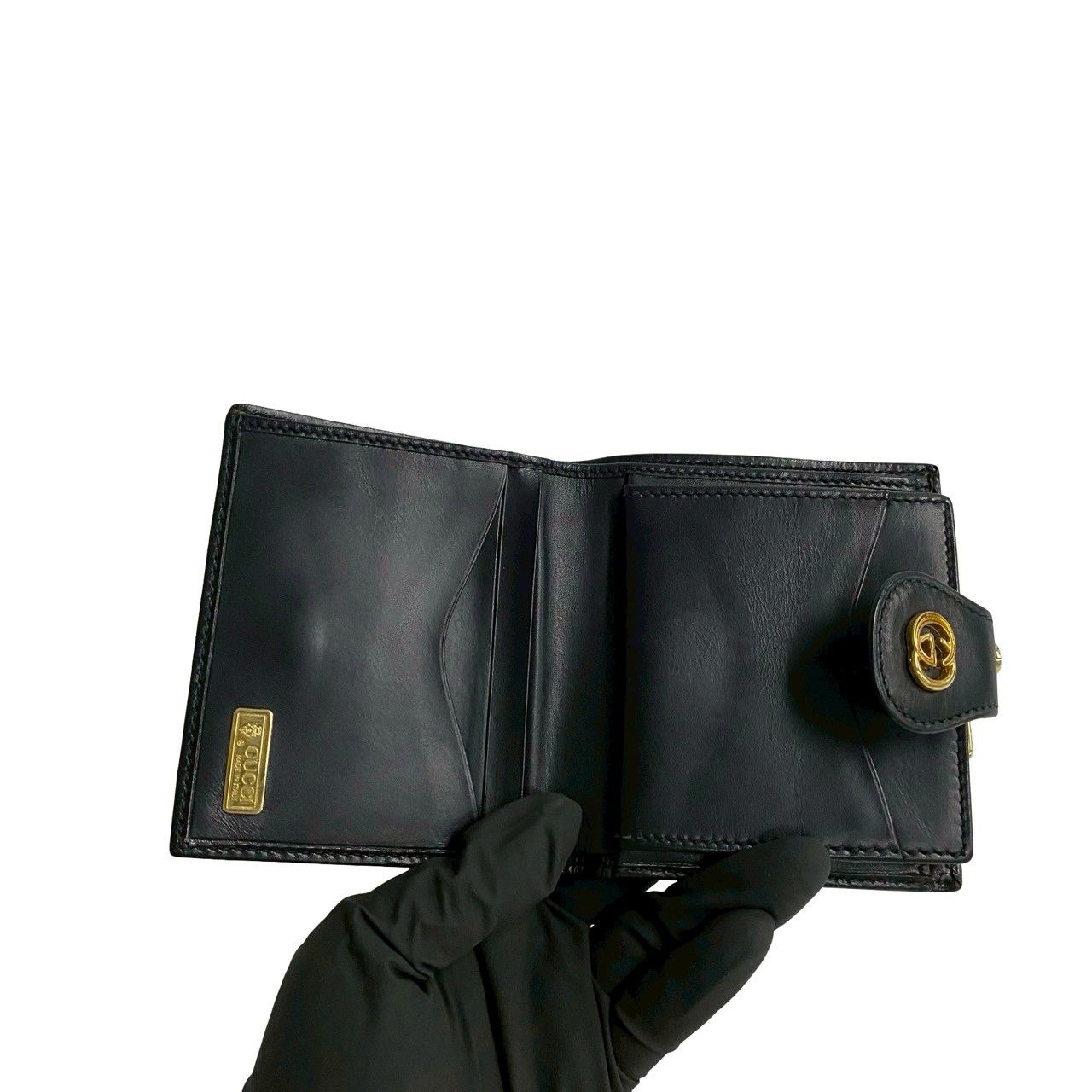 極美品 ✨　グッチ　GGプラス　ゴールド金具　がまぐち　長財布 極美品 ✨ グッチ GGプラス ゴールド金具 がまぐち 長財布 極美品 ✨