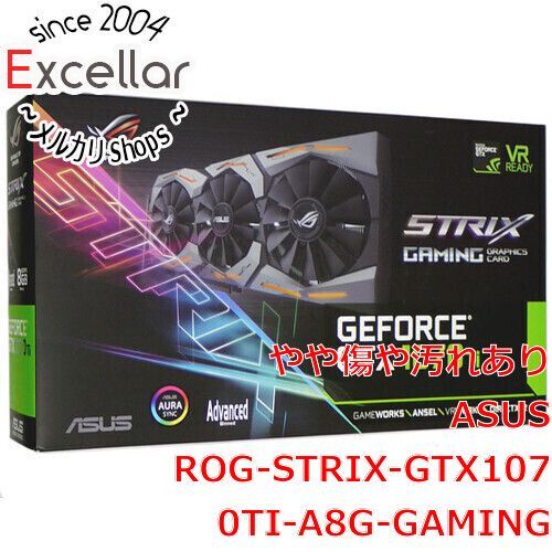 bn:8] ASUS製グラボ ROG-STRIX-GTX1070TI-A8G-GAMING PCIExp 8GB 元箱 ...