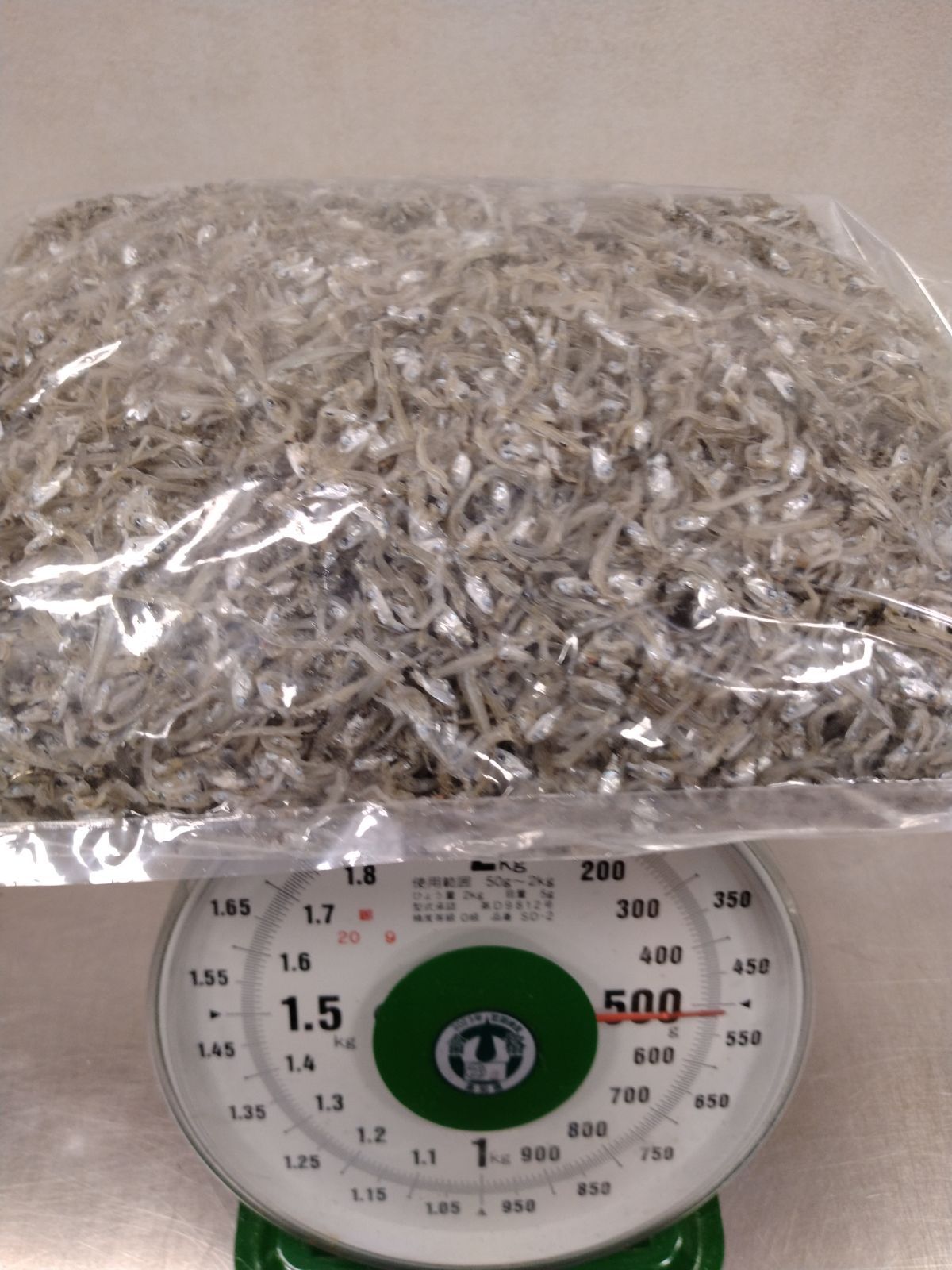 残りわずか！送料無料！高知県産極上ちりめんじゃこ1500g - 魚介類