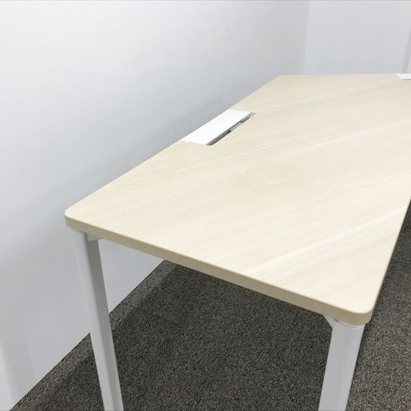 L字デスク ブーメランデスク 120° プレナ 引出し無 オフィスデスク 内田洋行 ウチダ ライトファインウッド