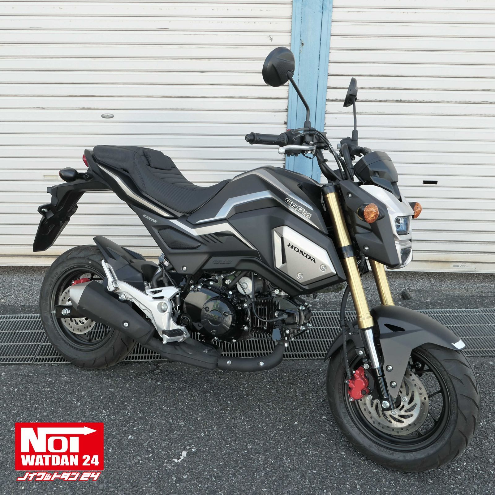 限定特価】 グロム用(JC75・JC61後期) シングルローダウンシート