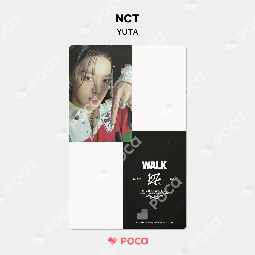 NCT ユウタ トレカ WALK : ON THE BEAT SPECIAL 127 PHOTO CARD