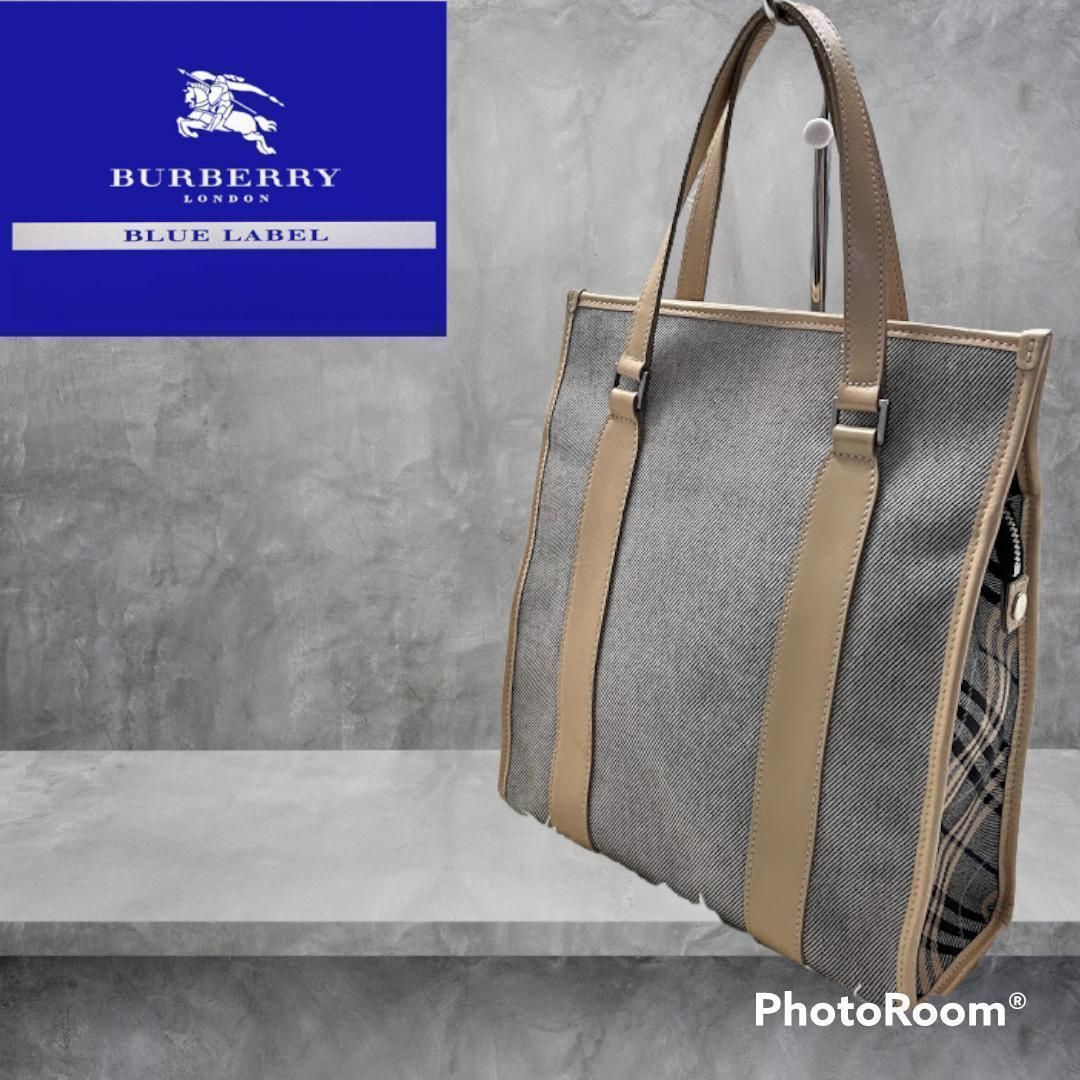 BURBERRY LONDON BLUE LABEL バーバリー ハンドバッグ-