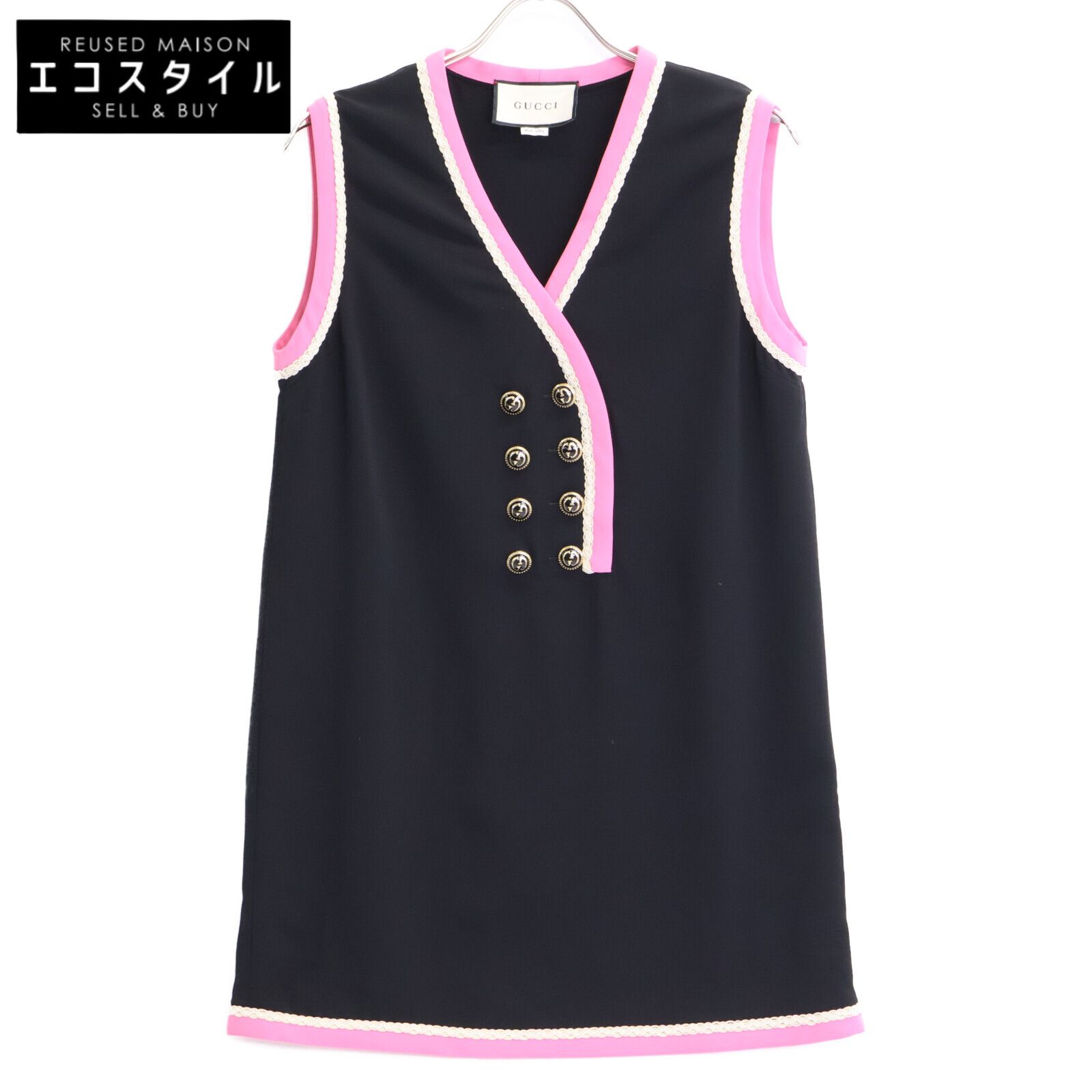 GUCCI グッチ 【国内正規】577114 デザインパイピング GGボタン