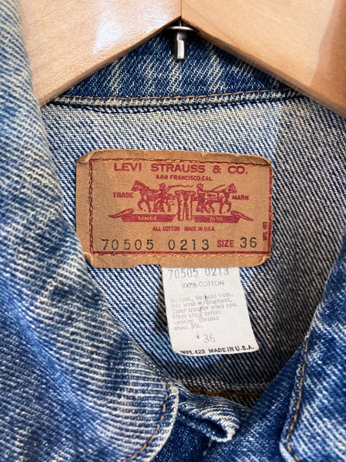 70s Levi's リーバイス 70505 デニムベスト リメイク サイズ36 - メルカリ