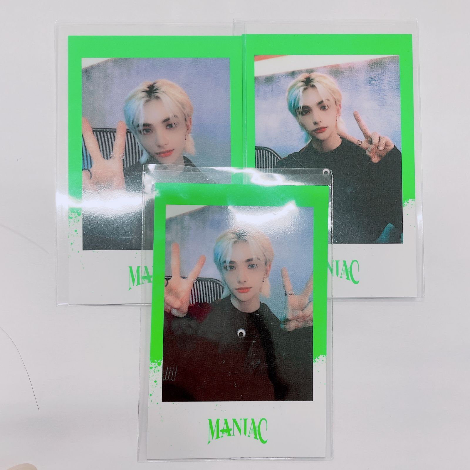 stray kids ヒョンジン MANIAC チェキ ポラ トレカ Stray kids スキズ ヒョンジン ポラロイド チェキ トレカ セット