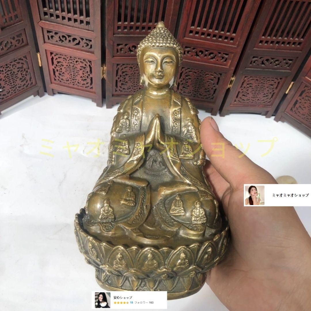釈迦牟尼仏 仏像 仏教美術 銅製 工芸品 美術品 置物 仏教美術 仏像 大日如来仏 釈迦牟尼仏像 銅製品 工芸品 置物