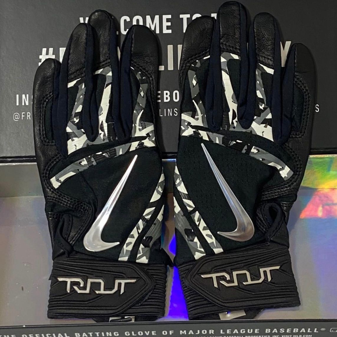 NIKE Trout Elite バッティンググローブ ブラック XSサイズ ☆ ナイキ