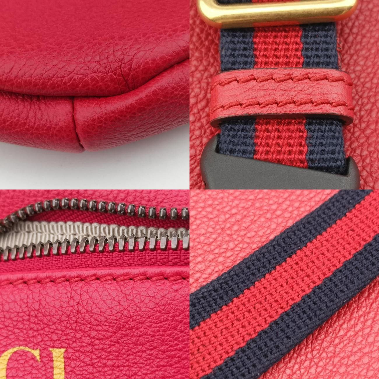 グッチGucciグッチプリントレッドレザー527792I024938982
