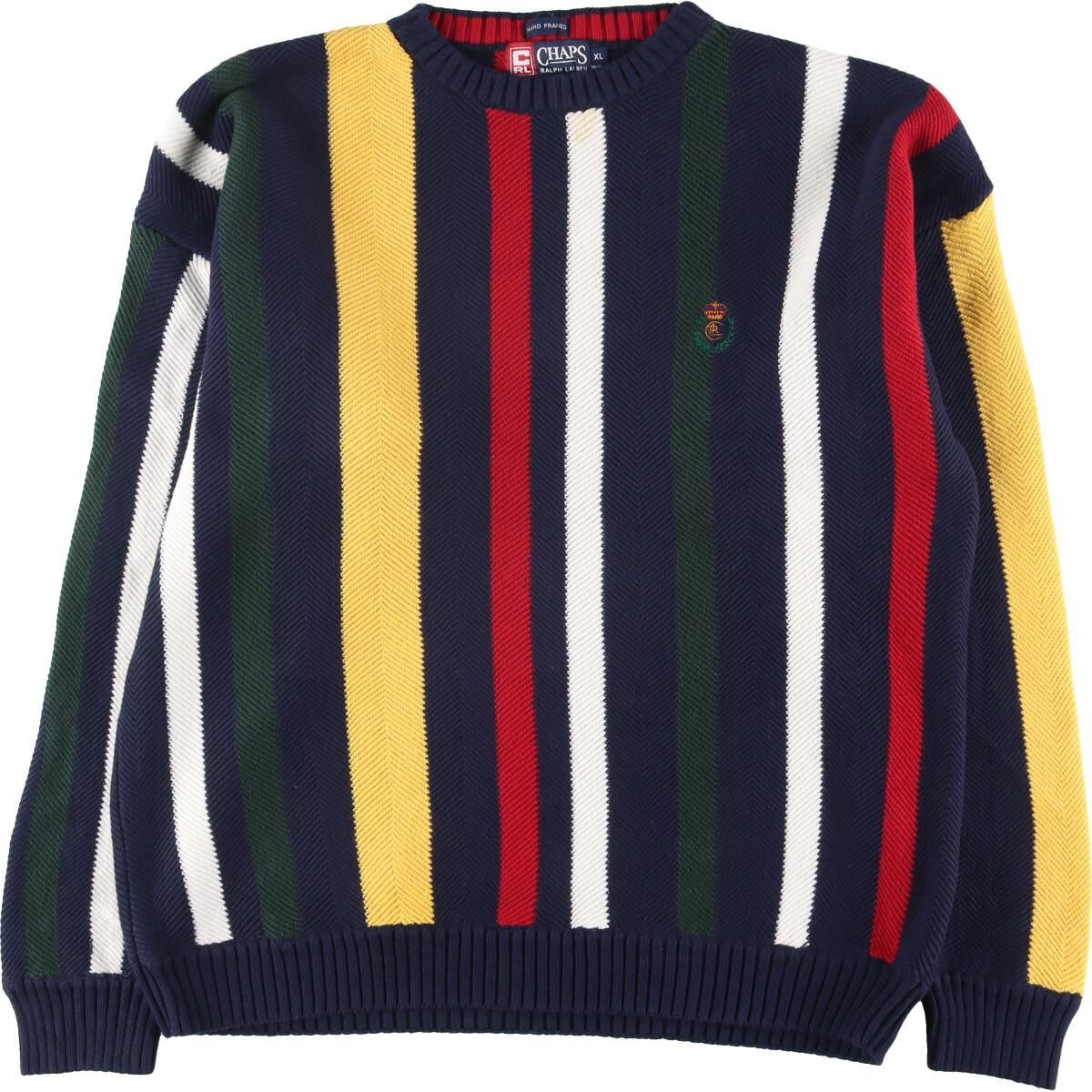 古着 90年代 ラルフローレン Ralph Lauren CHAPS チャップス マルチ 
