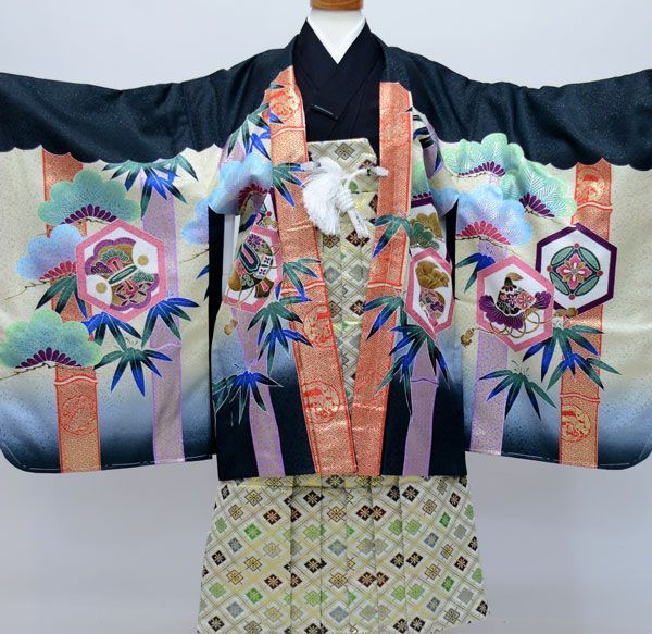 七五三 羽織着物袴フルセット 五歳 5歳 五才 5才 男児 豪華