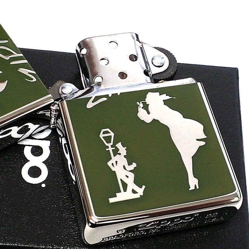 ZIPPO ライター クラシックロゴ ウィンディ ガール ドランク Windy