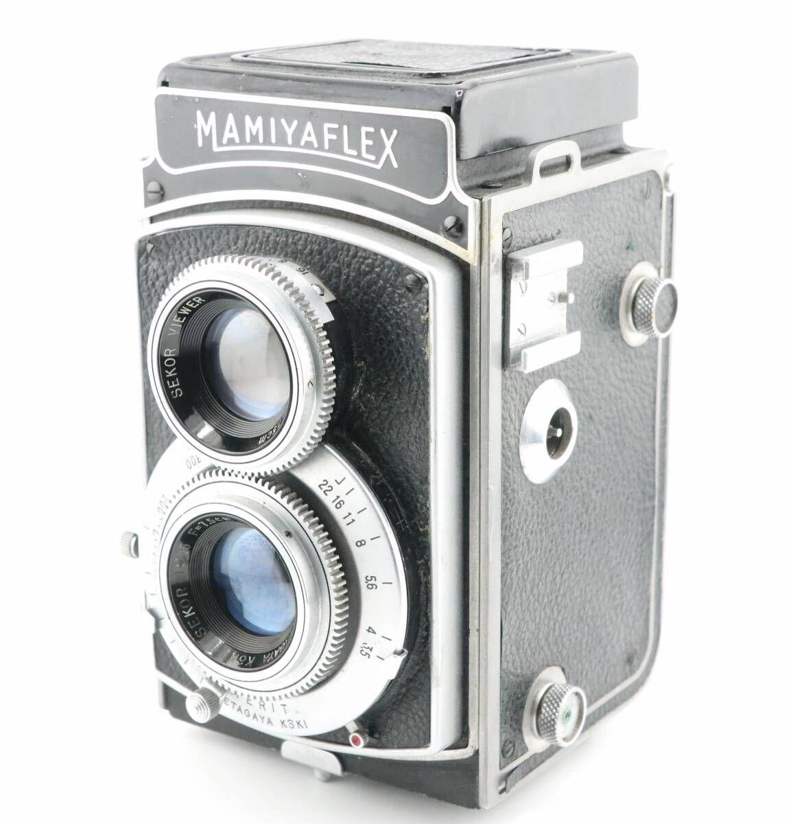 マミヤ MAMIYAFLEX SETAGAYA KOKI SEKOR 7.5cm F3.5 W0628＃2614