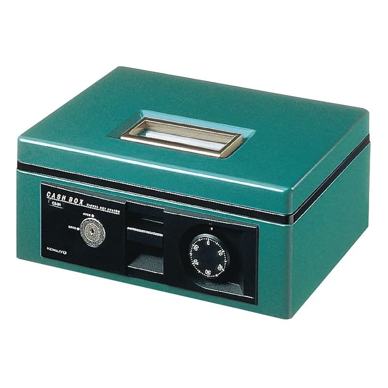 コクヨ KOKUYO 手提げ金庫ダイヤル付 A5 緑 CB-13G 0