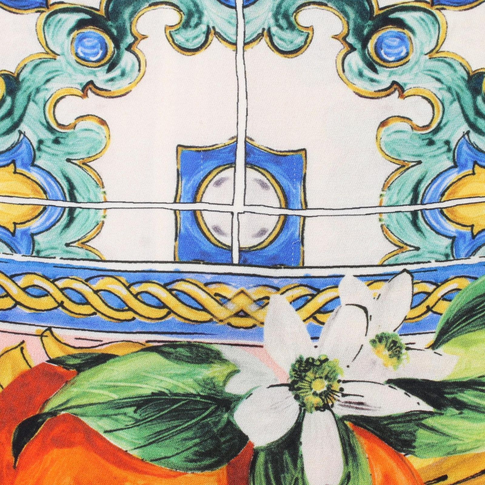 ドルチェアンドガッバーナ DOLCE & GABBANA ブラウス マヨルカプリント  