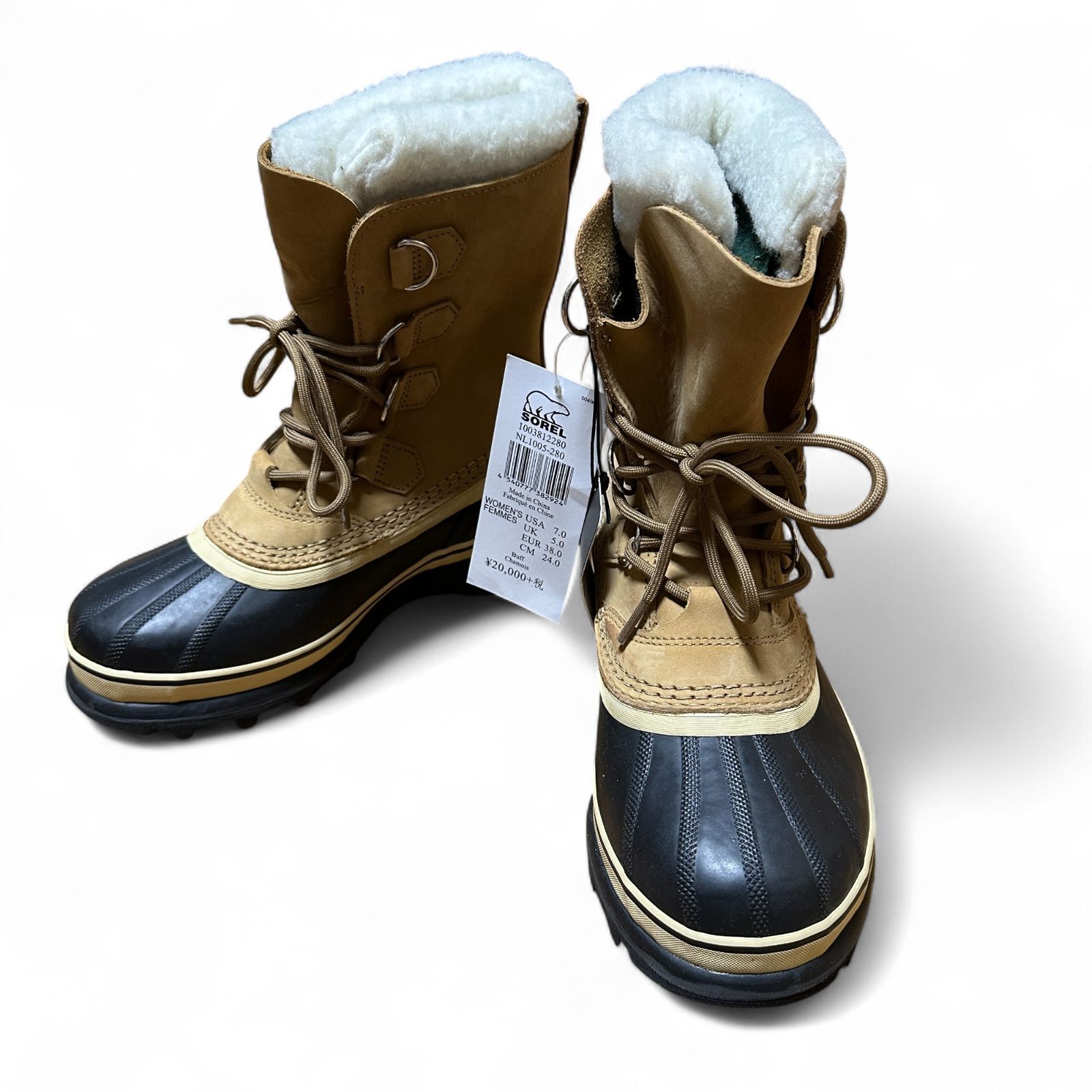 ♥ SOREL CARIBOU ウインターブーツ レディース24cm WATERPROOF -40°c ソレル