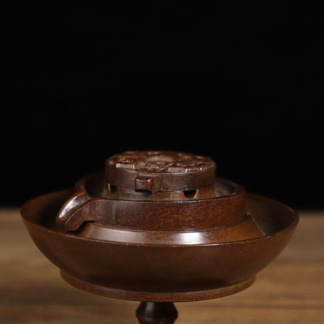銅器 時来運転倒流香香盤 茶道具 香道具 装飾品 工芸品 置物 銅器 時来運転倒流香香盤 茶道具 香道具 装飾品 工芸品 置物