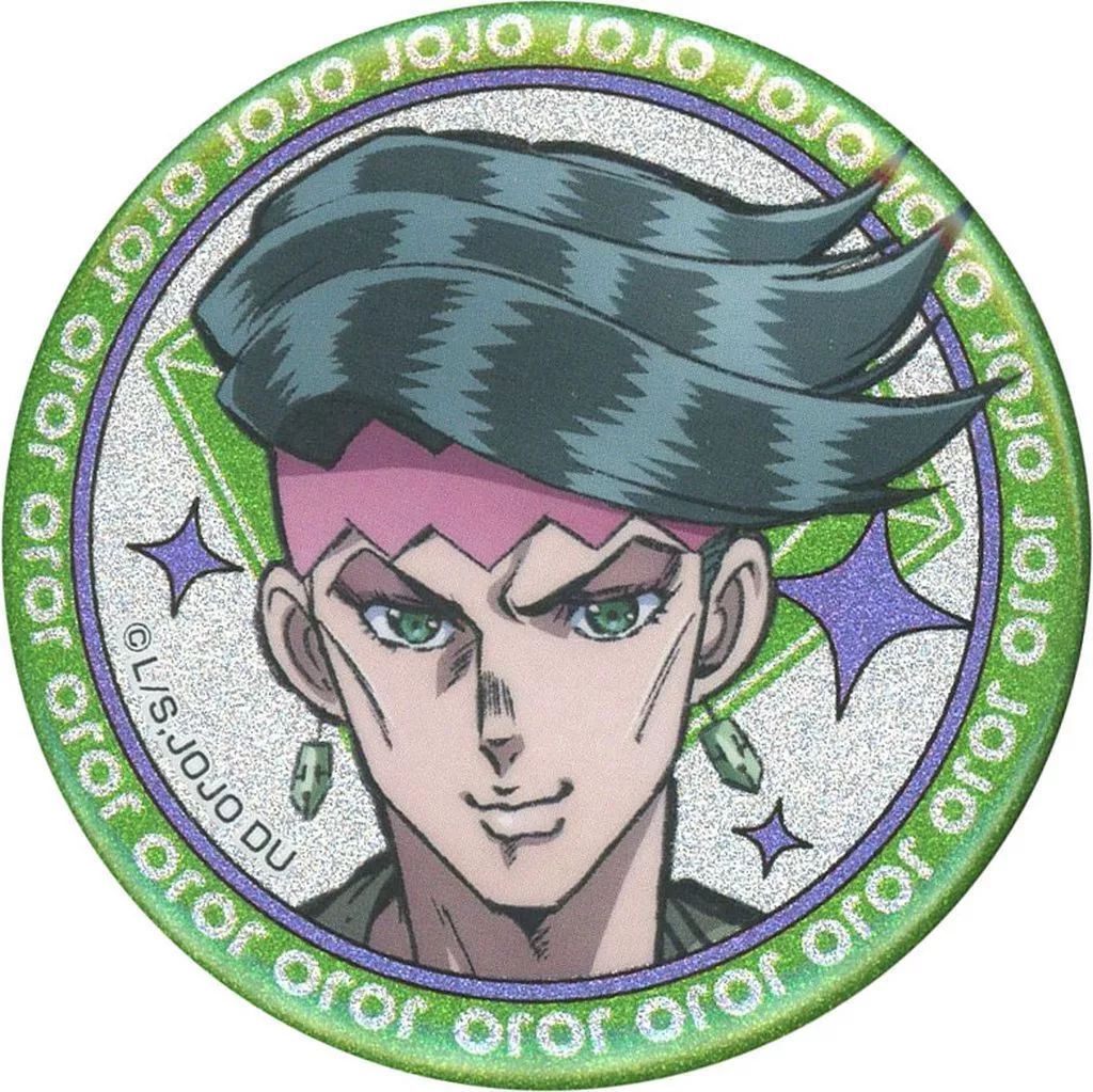 ジョジョの奇妙な冒険　岸辺露伴　缶バッジ　岸辺露伴は動かない　非売品 中古】バッジ・ビンズ 岸辺露伴C 「ジョジョの奇妙な冒険 第四部