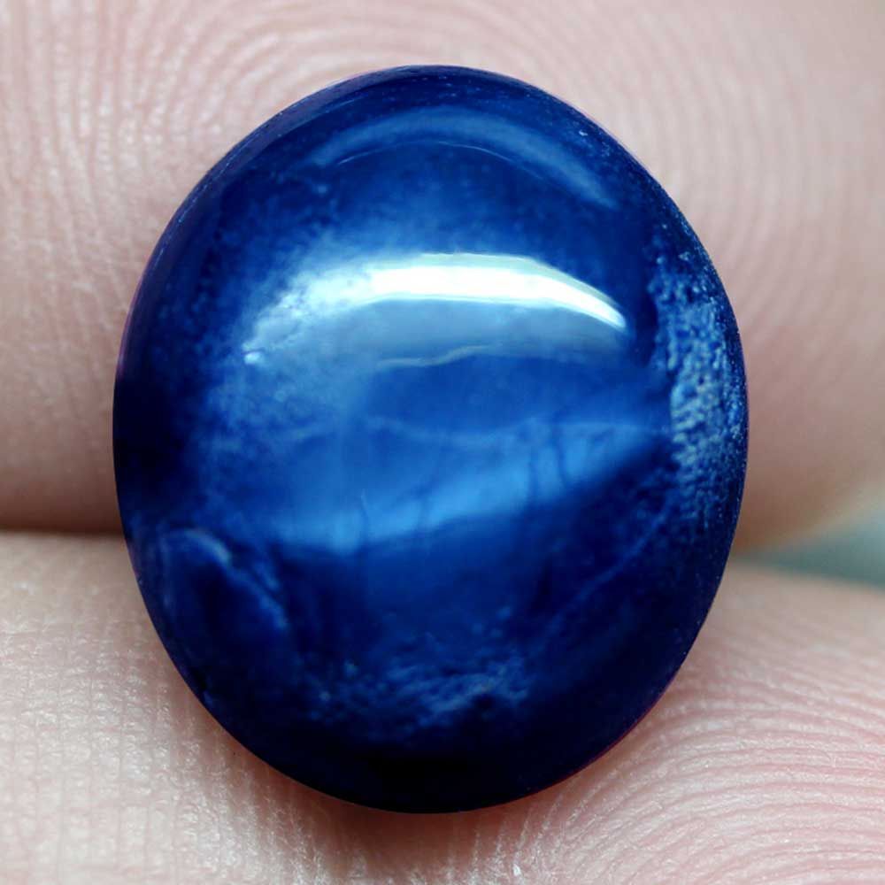 【天然超大粒スターサファイアルース 17.72ct:6171】タイ産 Natural 6Rays Star Sapphire 裸石 宝石 鉱物  コランダム jewelry Thailand