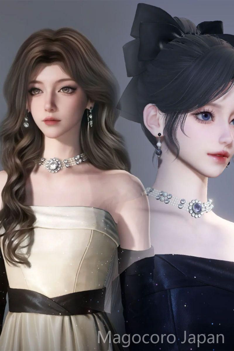 恋と深空コスチュームドレス文化祭主人公変身コスプレステージ服イブニングドレス主役ハロウイン仮装