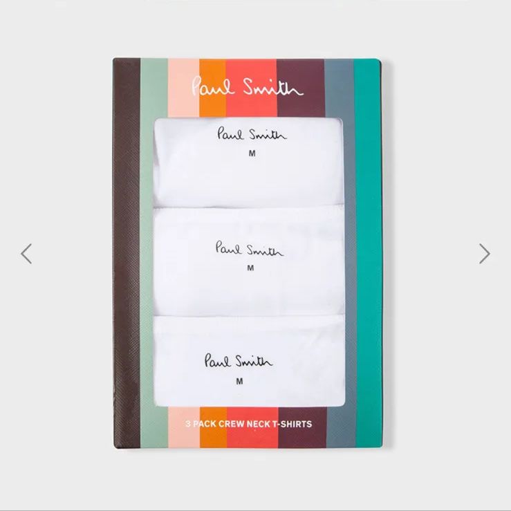 訳あり 特価 ポールスミス paulsmith 3枚セット Tシャツ3枚セット 白T 