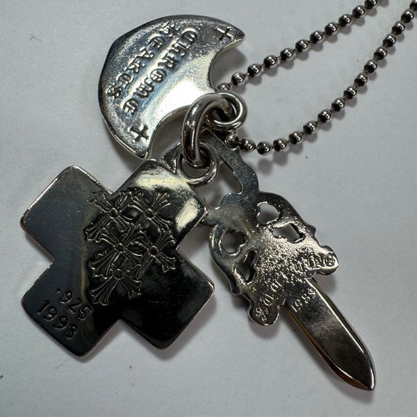 Chrome Hearts ネックレス3点（社外チェーン付き） クロムハーツ3トリンケッツペンダント(ネックレス)|クロムハーツ通販