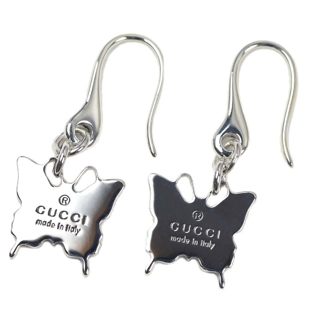 グッチ ピアス トレードマーク刻印 バタフライモチーフ 蝶 フック シルバー925 TRADEMARK GUCCI 223991-J8400-8106  - メルカリ