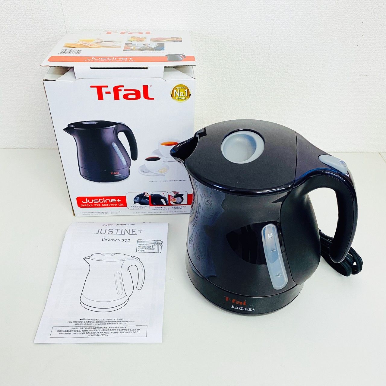 ティファール T-faL 電気ケトル ジャスティンプラス KO3408JP カカオ