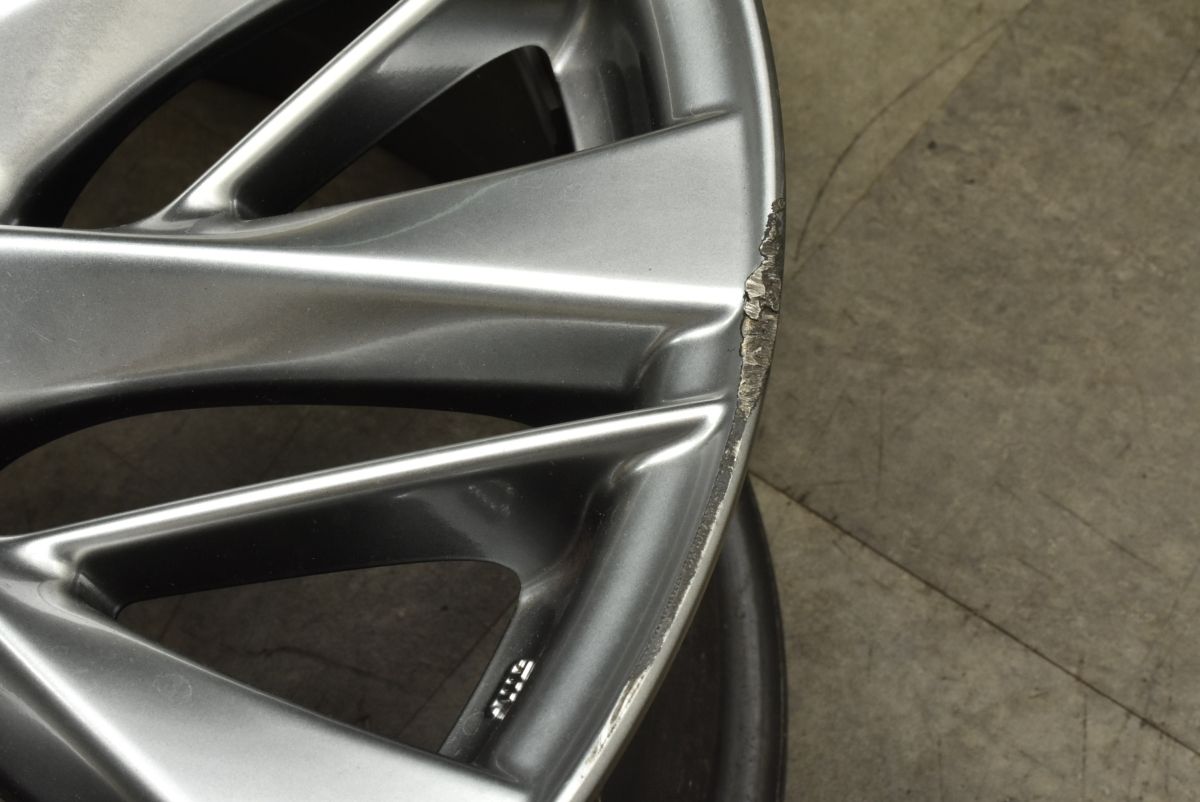 全国送料無料。 交換用に レクサス IS 純正 18in 8.5J 50 PCD114.3 1本のみ 180 クラウンアスリート 流用 スペア用 補修用に