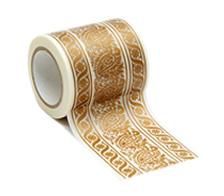 まとめ ニトムズ インテリアマスキングテープ 8m ダマスク ゴールド M3605 ×20セット